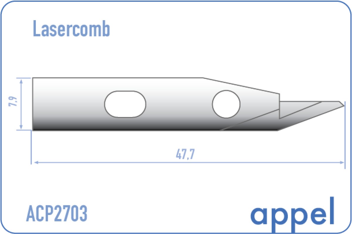 Blades / Knives for Lasercomb-plotter