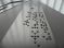 BRAILLE bandas de acero para chapitas de realce