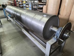 Mounting cylinder for rotary steel rule dies