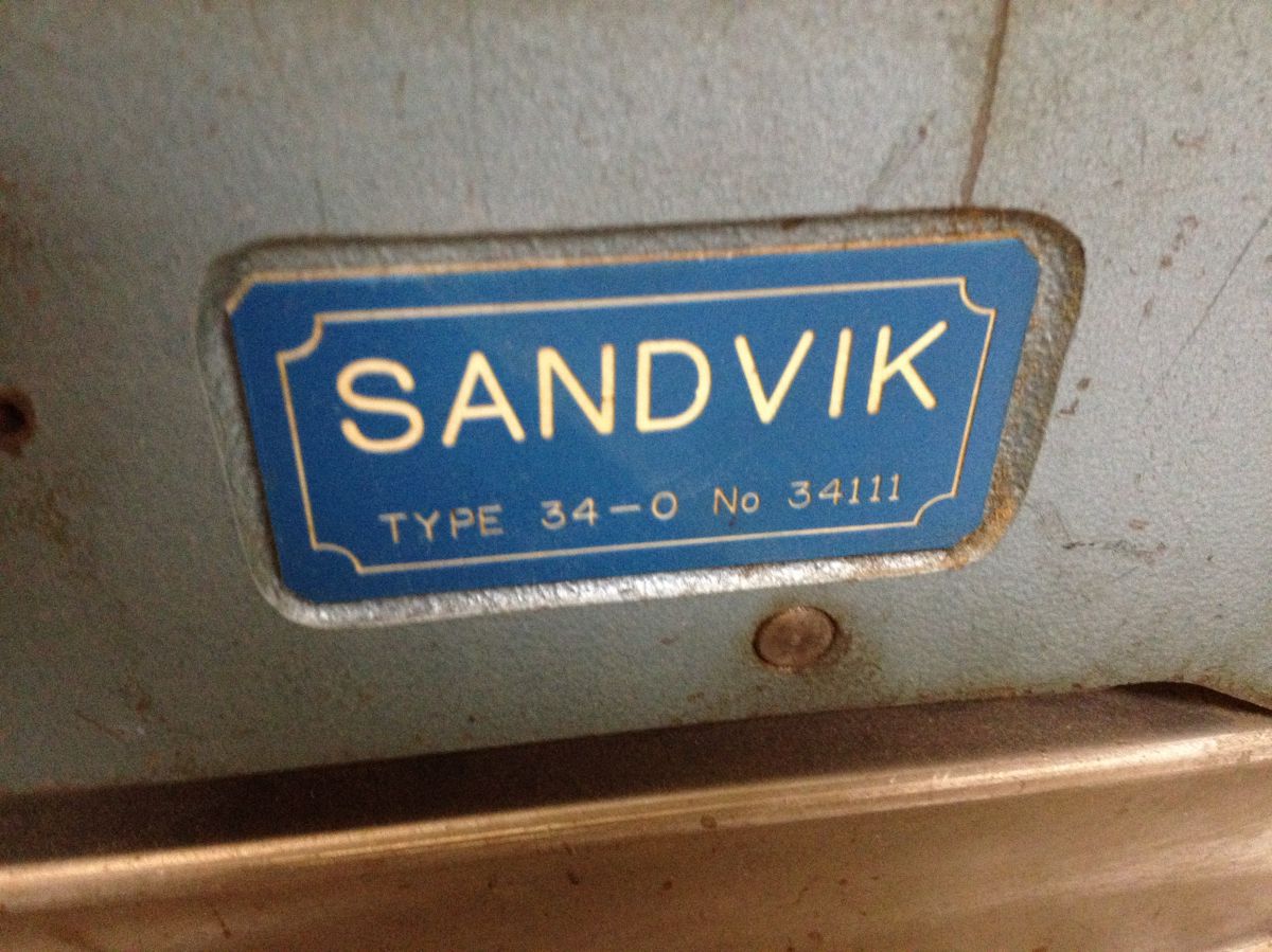handbieger sandvik 340 ohne werkzeuge