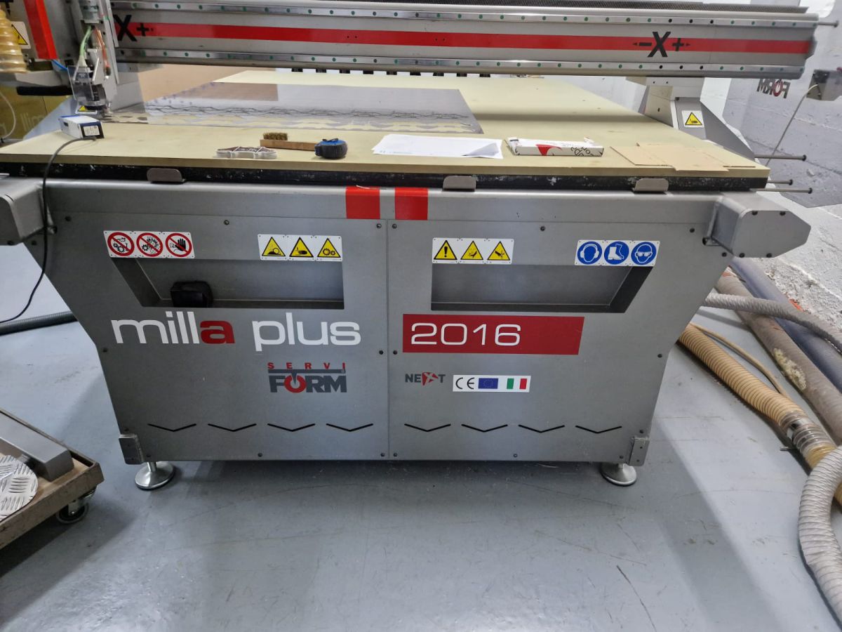 milling machine serviform milla plus 2016