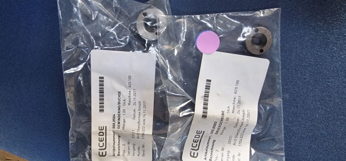 spare parts for elcede acs100