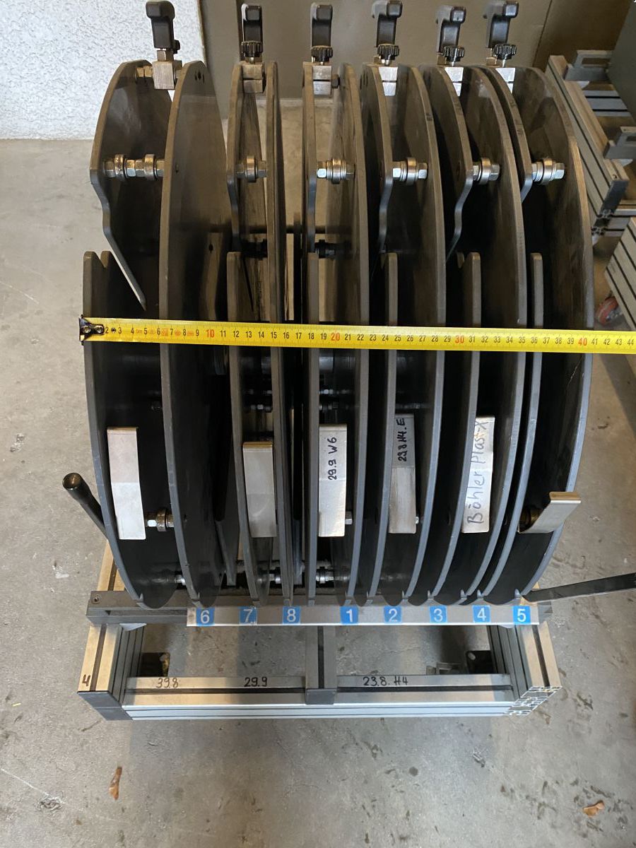 trolley for coil holder